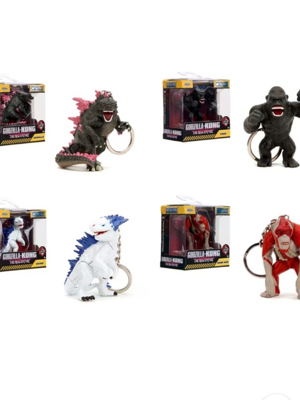 Godzilla vs. Kong The New Empire Character Keychains New Unopened Boxes